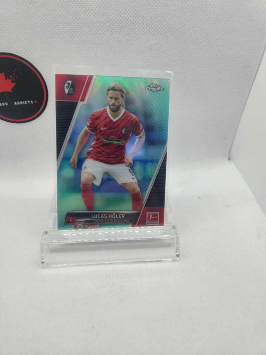 2021-22 Topps Chrome Bundesliga Aqua Bubble Refractor /275 Lucas Holer Höler #42