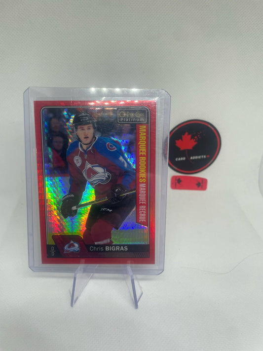 2016-17 Chris Bigras O-Pee-Chee Platinum Marquee Rookies Red Prism /199