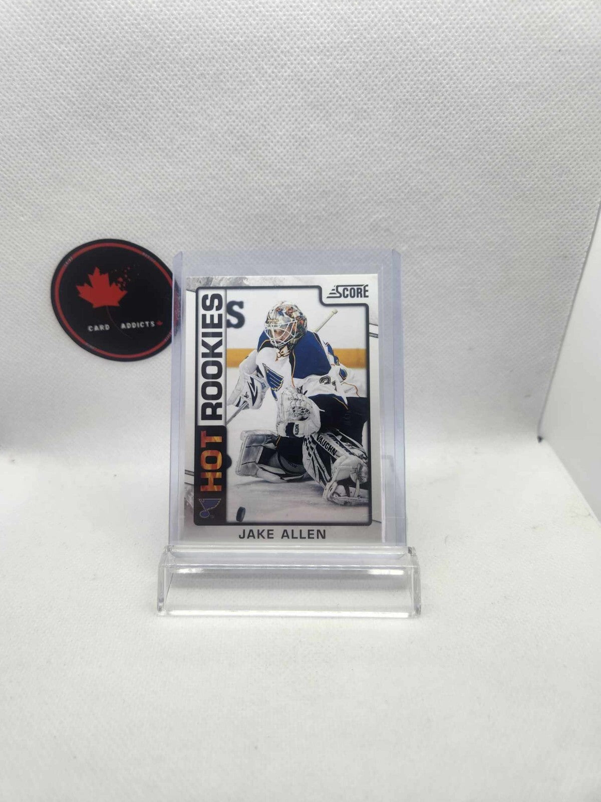 Jake Allen Rookie RC 2012-2013 Score Hockey Hot Rookies #544