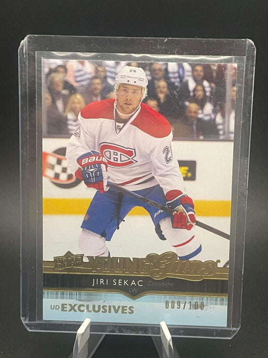 2014-15 Upper Deck Young Guns Jiri Sekac Rookie #229 Montreal  Exclusives /100