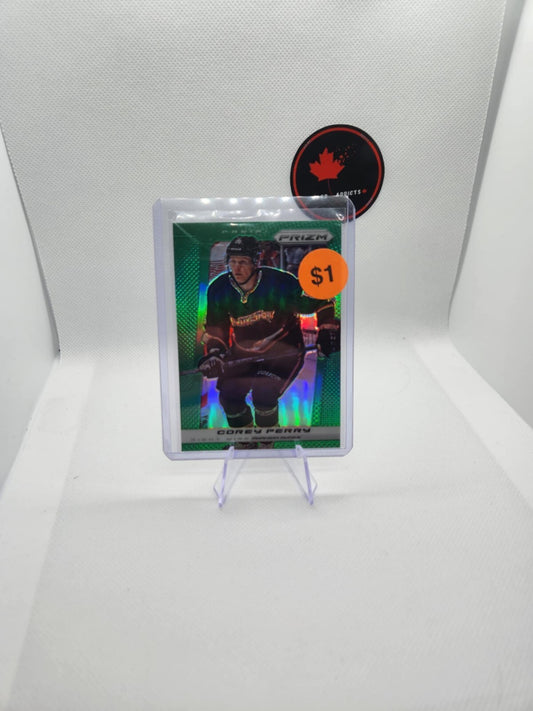 2013-14 PANINI PRIZM GREEN COREY PERRY #109