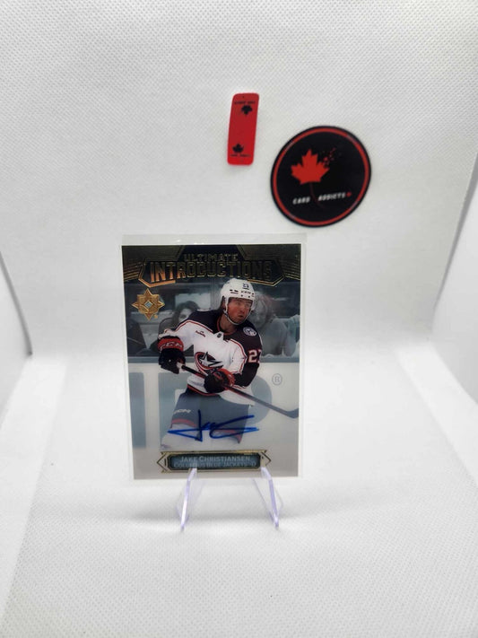 Jake Christiansen 2022-23 UD Ultimate Collection Introductions Auto