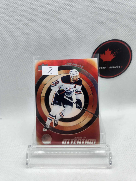 22/23 UD SERIES 1 LEON DRAISAITL CENTRE OF ATTENTION INSERT #9