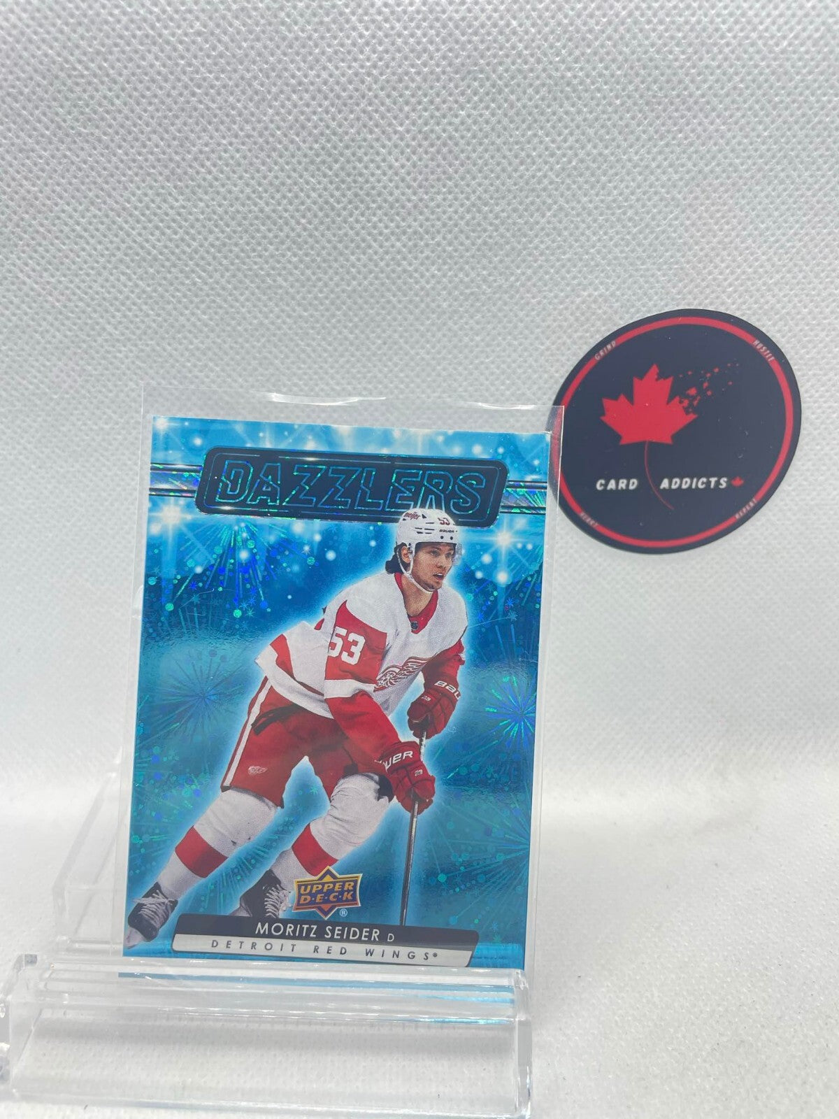 2023-24 Upper Deck Series 1 Dazzlers BLUE #DZ-7 Moritz Seider
