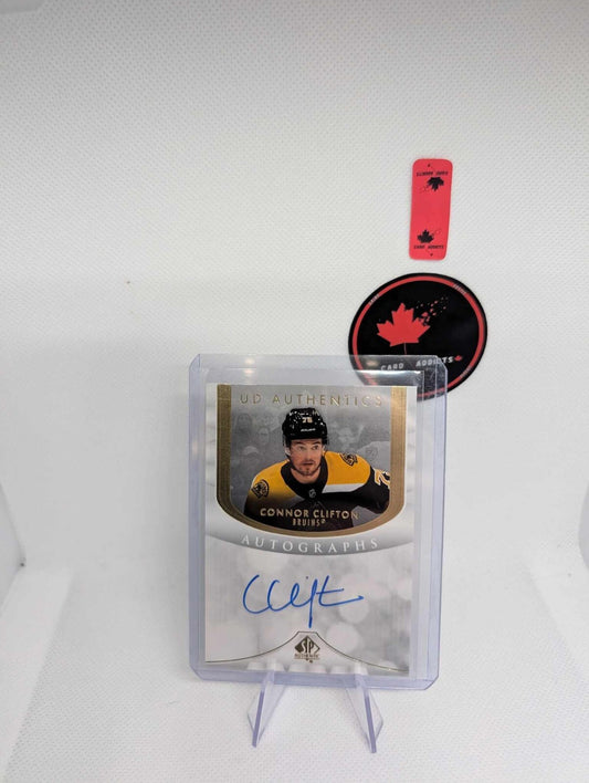 Connor Clifton UD Authentics AUTO 💎 2023-24 SP Authentic UDA-CC Boston