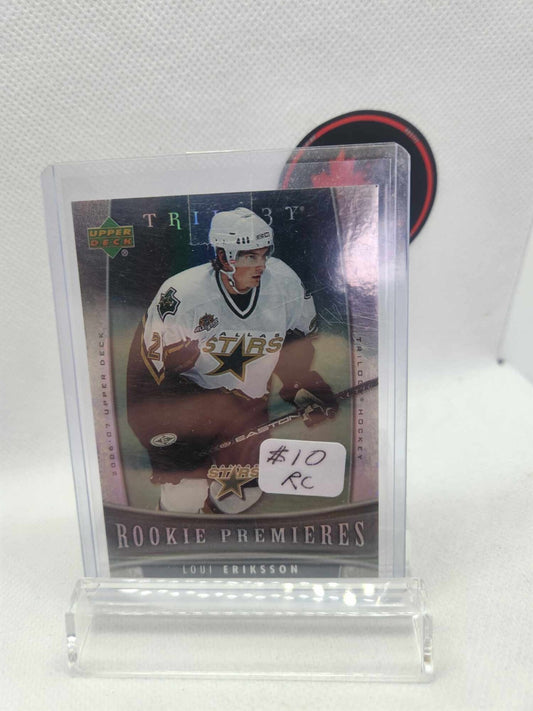 2006-07 TRILOGY ROOKIE PREMIERES #111 LOUI ERIKSSON /999