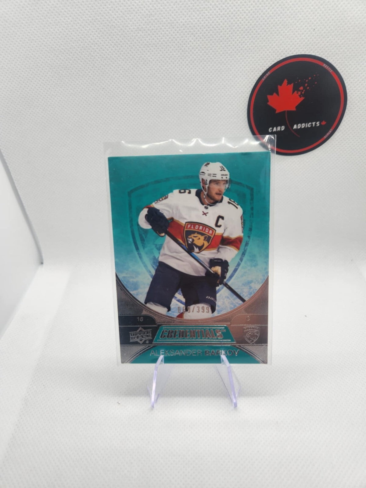 2021-22 Upper Deck Credentials Teal /399 A Barkov #43