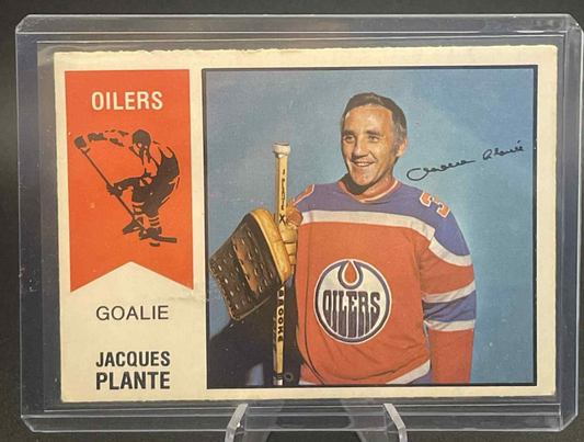 1974-75 O-Pee-Chee WHA JACQUES PLANTE SEE PIC REF I