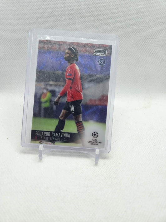 2020-21 TOPPS STADIUM CLUB CHROME EDUARDO CAMAVINGA ROOKIE CARD#35