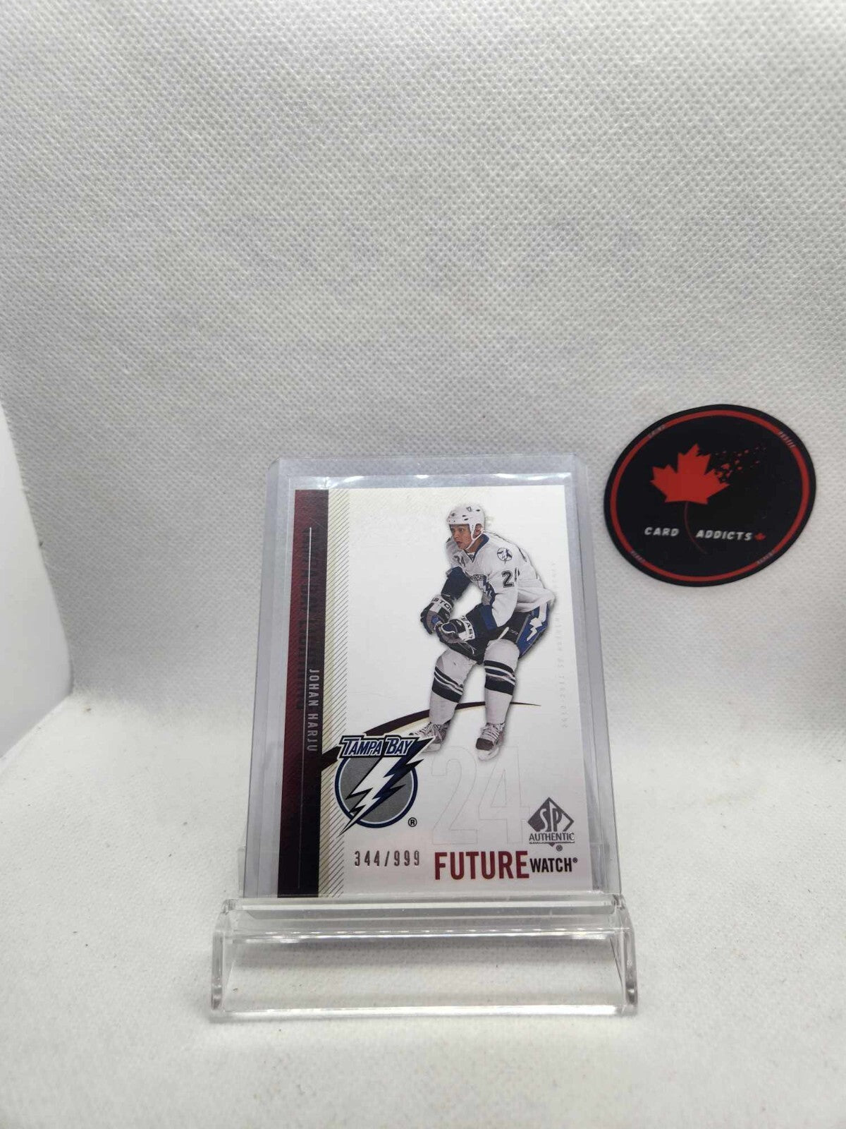 2010-11 SP Authentic Future Watch Rookie Johan Harju Tampa Bay Lightning /999
