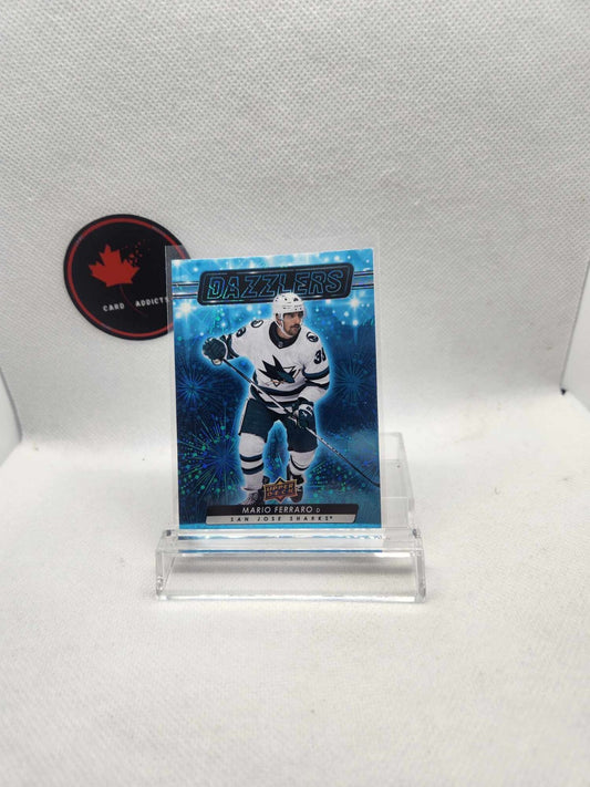 2023-24 Upper Deck Mario Ferraro Blue Dazzlers #DZ-24 San Jose Sharks