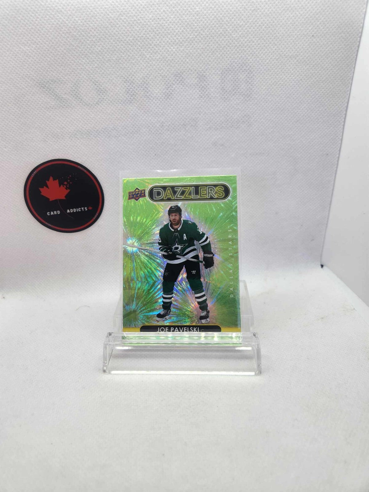 2021-22 Upper Deck Dazzlers Green Joe Pavelski Dallas Stars #DZ-17