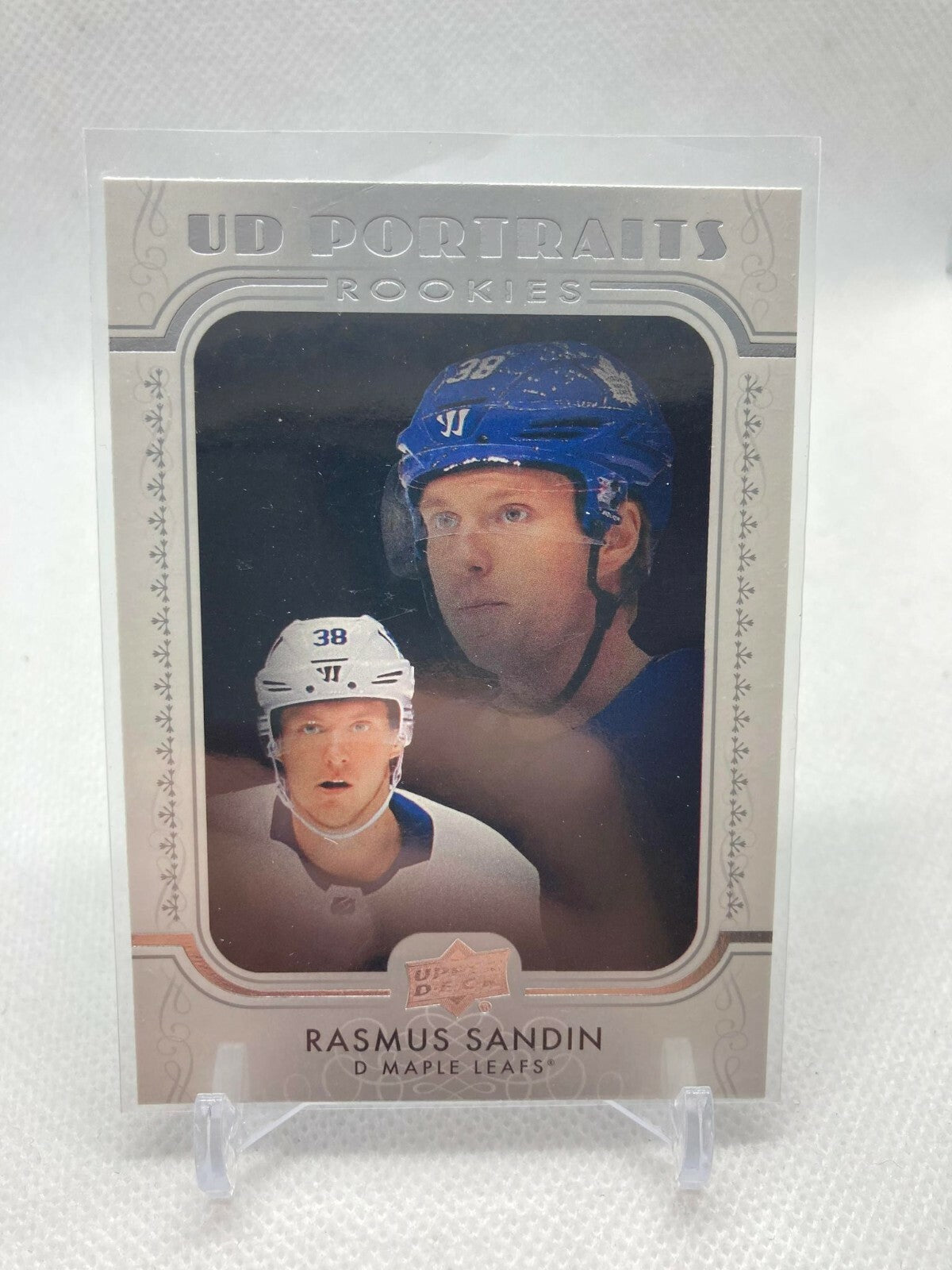 Rasmus Sandin Upper Deck UD Portraits Rookie Card 2019-2020 #P56 Toro