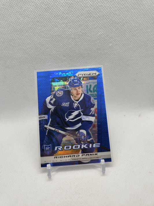 2013-14 Panini Prizm Prizms Blue Pulsar #286 Richard Panik rc lightning
