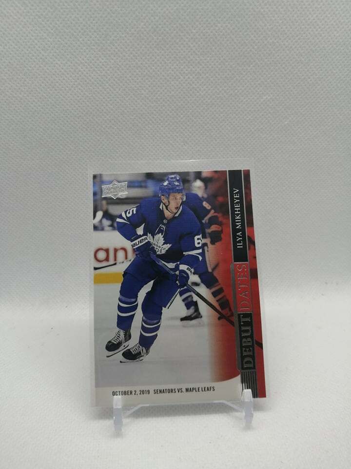 2020-21 UD SERIE 1 ONE DEBUT DATES 20/21 ILYA MIKHEYEV MAPLE LEAFS #DD-11