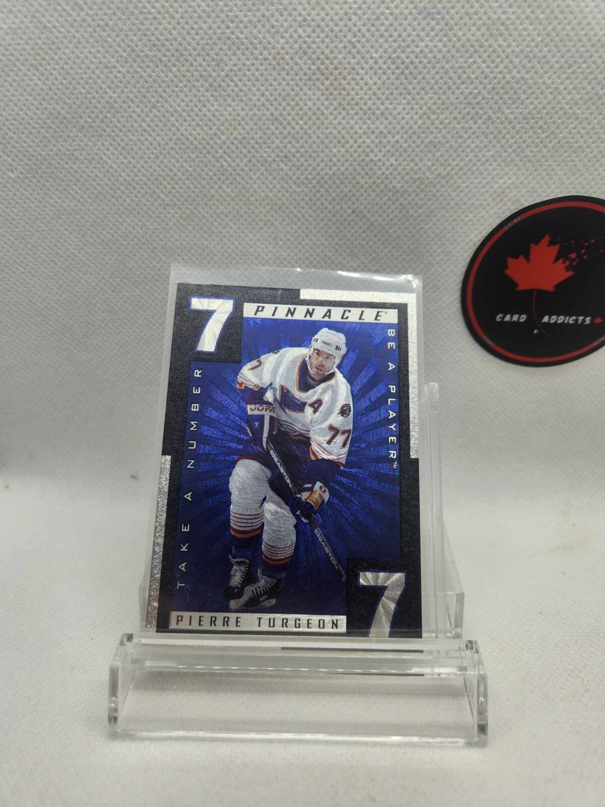 1997-98 Pinnacle Be A Player Take A Number Pierre Turgeon #TN14