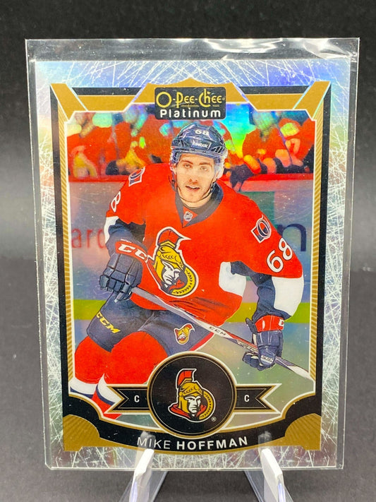 2015-16 O-PEE-CHEE-PLATINUM WHITE ICE Mike Hoffman /199 Ottawa Senators #12