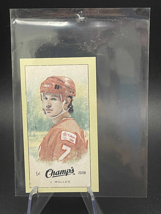 2009-10 Upper Deck Champ’s Mini #349 Joe Mullen - Flames