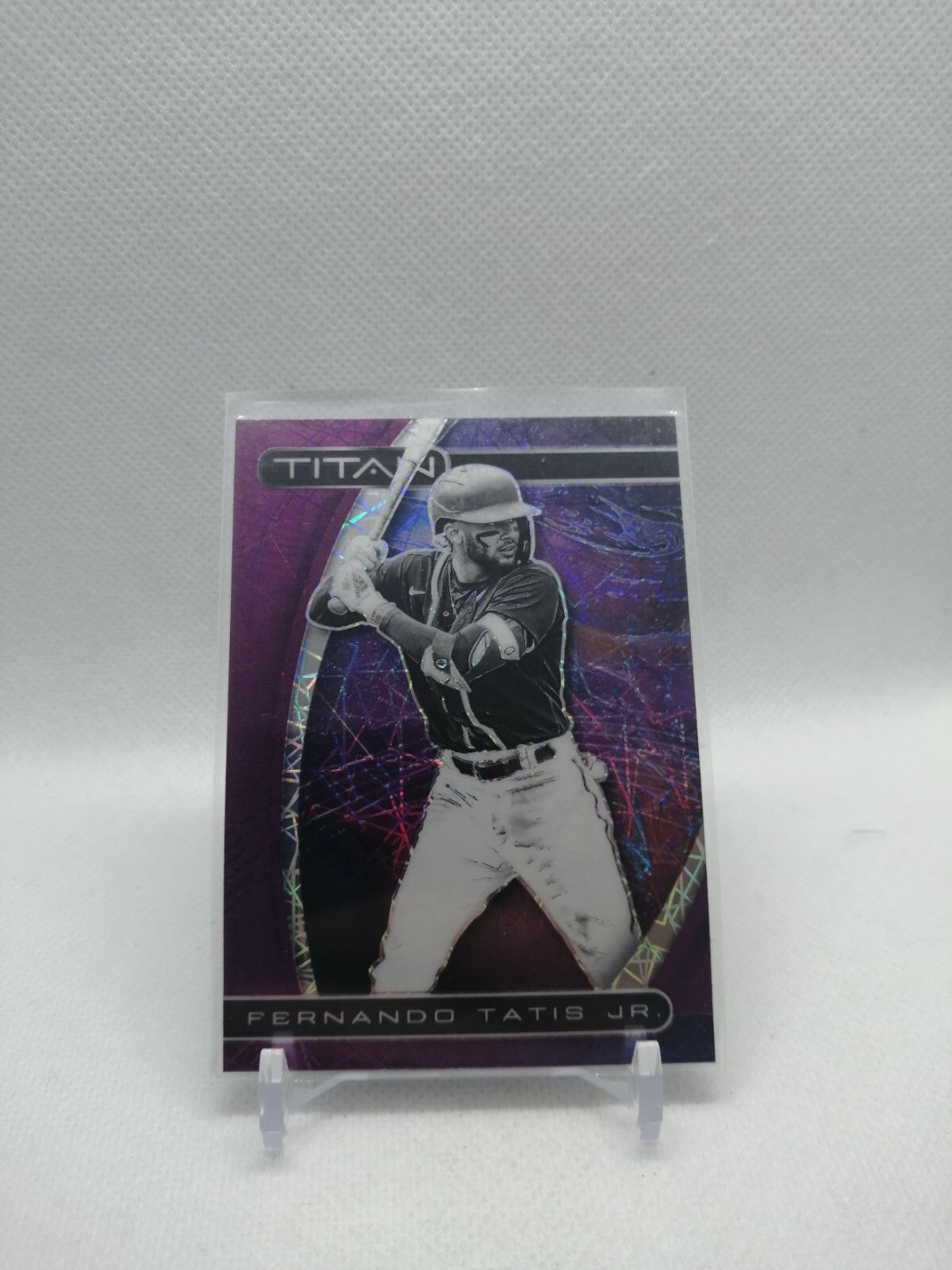 2021 Chronicles Titan Fernando Tatis Jr. Purple Velocity Prizm #12 Padres