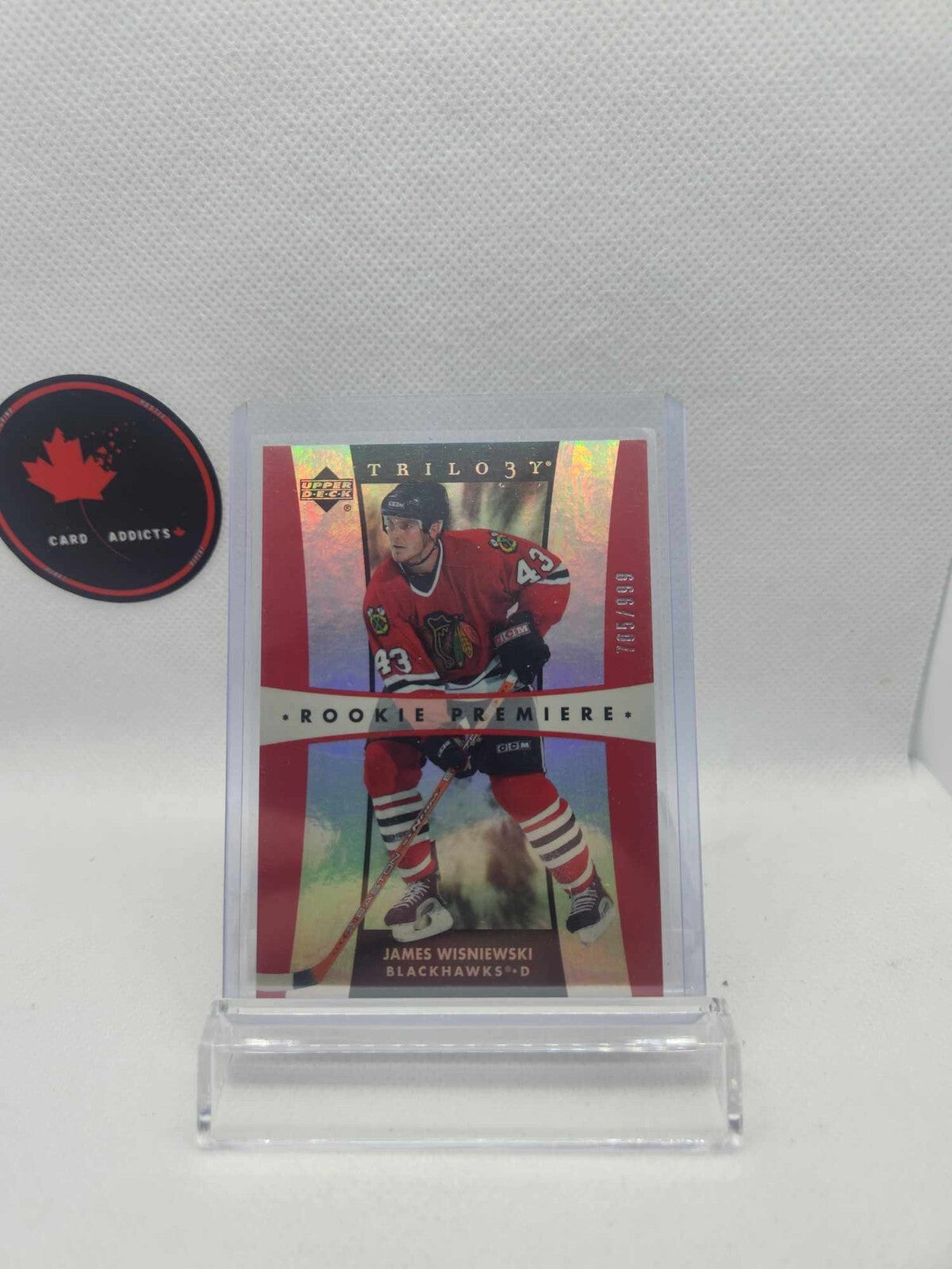 2005-06 Upper Deck Trilogy "Rookie Premiere" #239 James Wisniewski /999