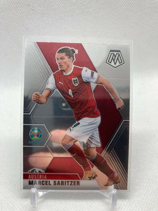 2021 Panini Mosaic #2 Marcel Sabitzer Silver Prizm Austria