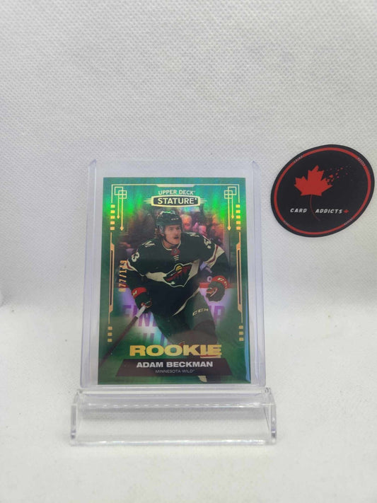 21-22 Upper Deck Stature Rookie Green /149 Adam Beckman #199