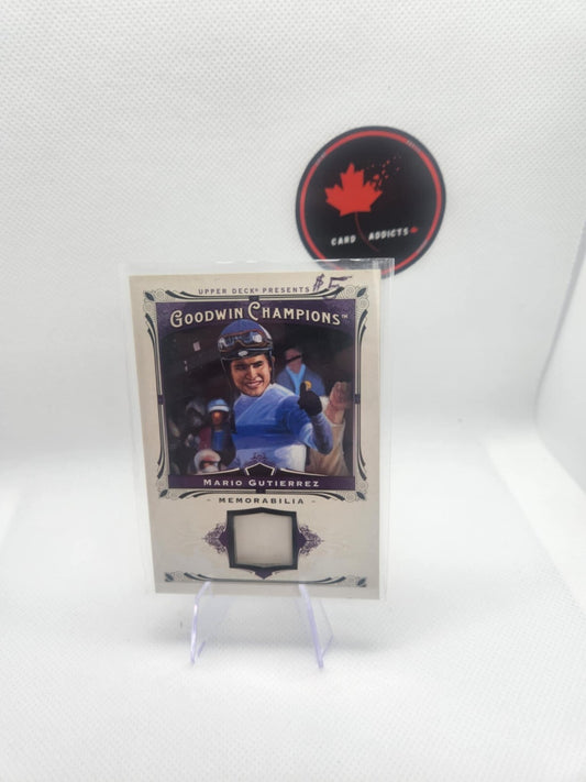 2013 Upper Deck Goodwin Champions Mario Gutierrez Jersey Memorabilia