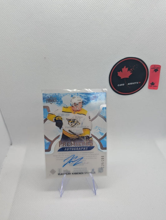 2017 Upper Deck ICE #IPA-VK Vladislav Kamenev Ice Premieres Auto 182/299