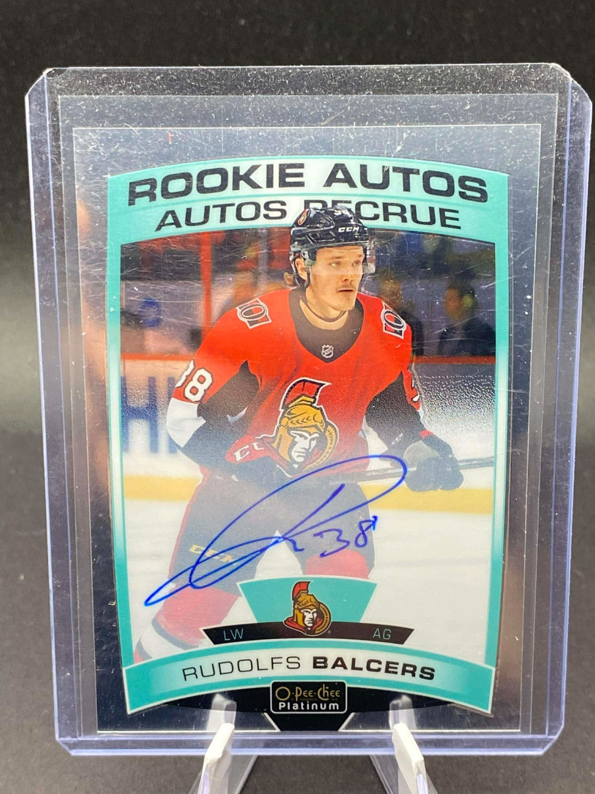 2020-21 O Pee Chee Platinum Marquee Rookie Auto Rudolfs Balcers