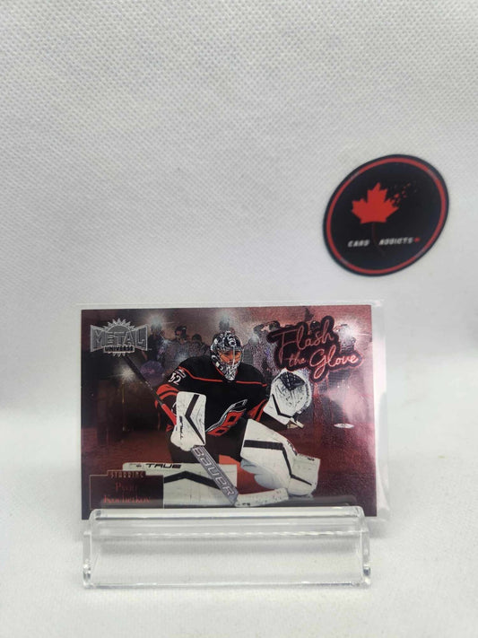 2022-23 NHL Metal Universe Flash The Glove Rookie Pyotr Kochetkov Hurricanes