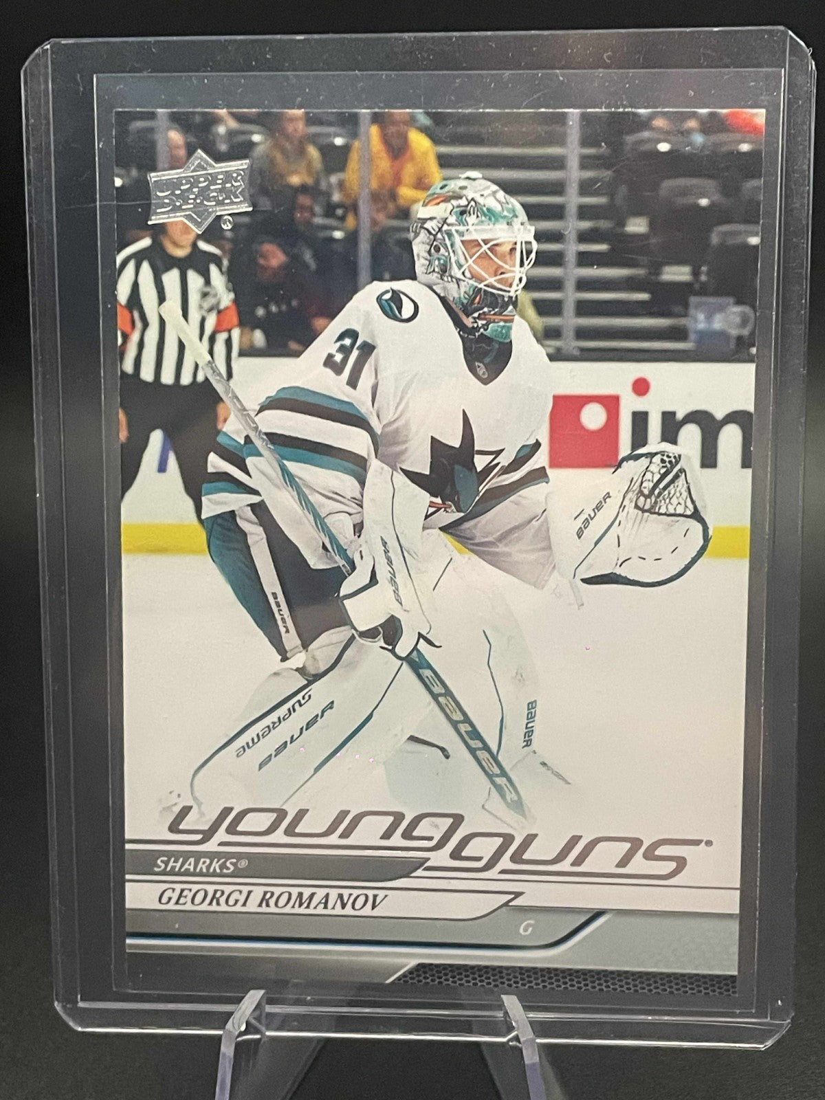 24/25 UD SERIES 2 GEORGI ROMANOV YOUNG GUNS RC SP ROOKIE #457