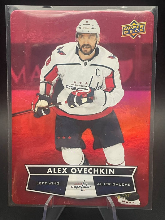 2021-22 Upper Deck Tim Hortons Hockey Alex Ovechkin Red Die Cut Card