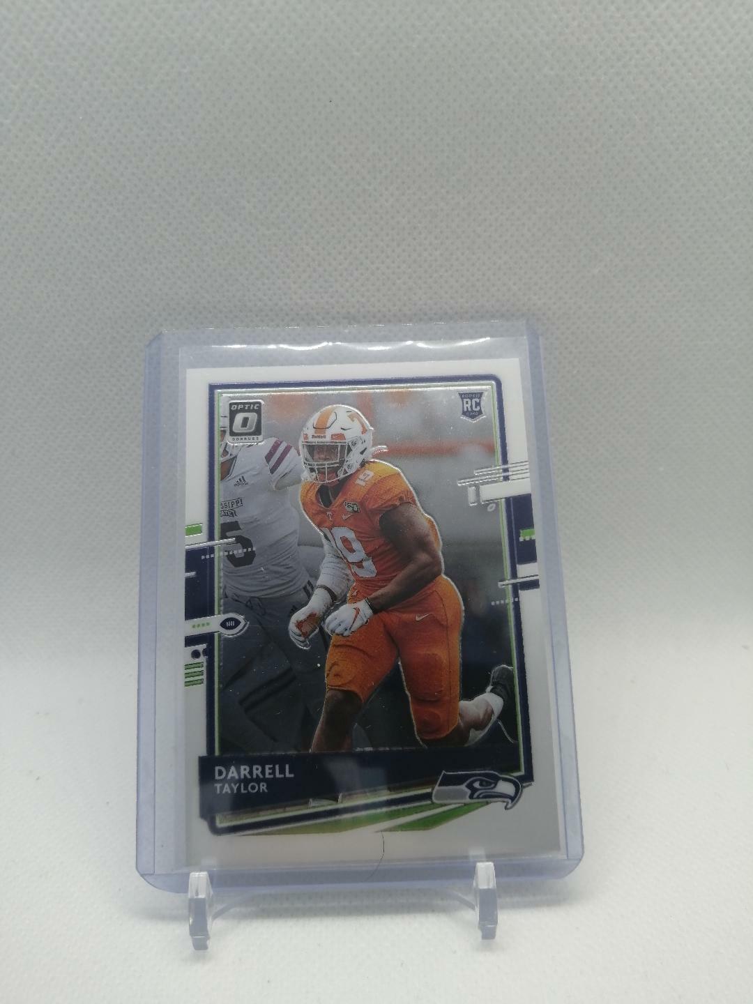 2020 Panini Donruss Optic Football Darrell Taylor Rookie RC #136 Seahawks