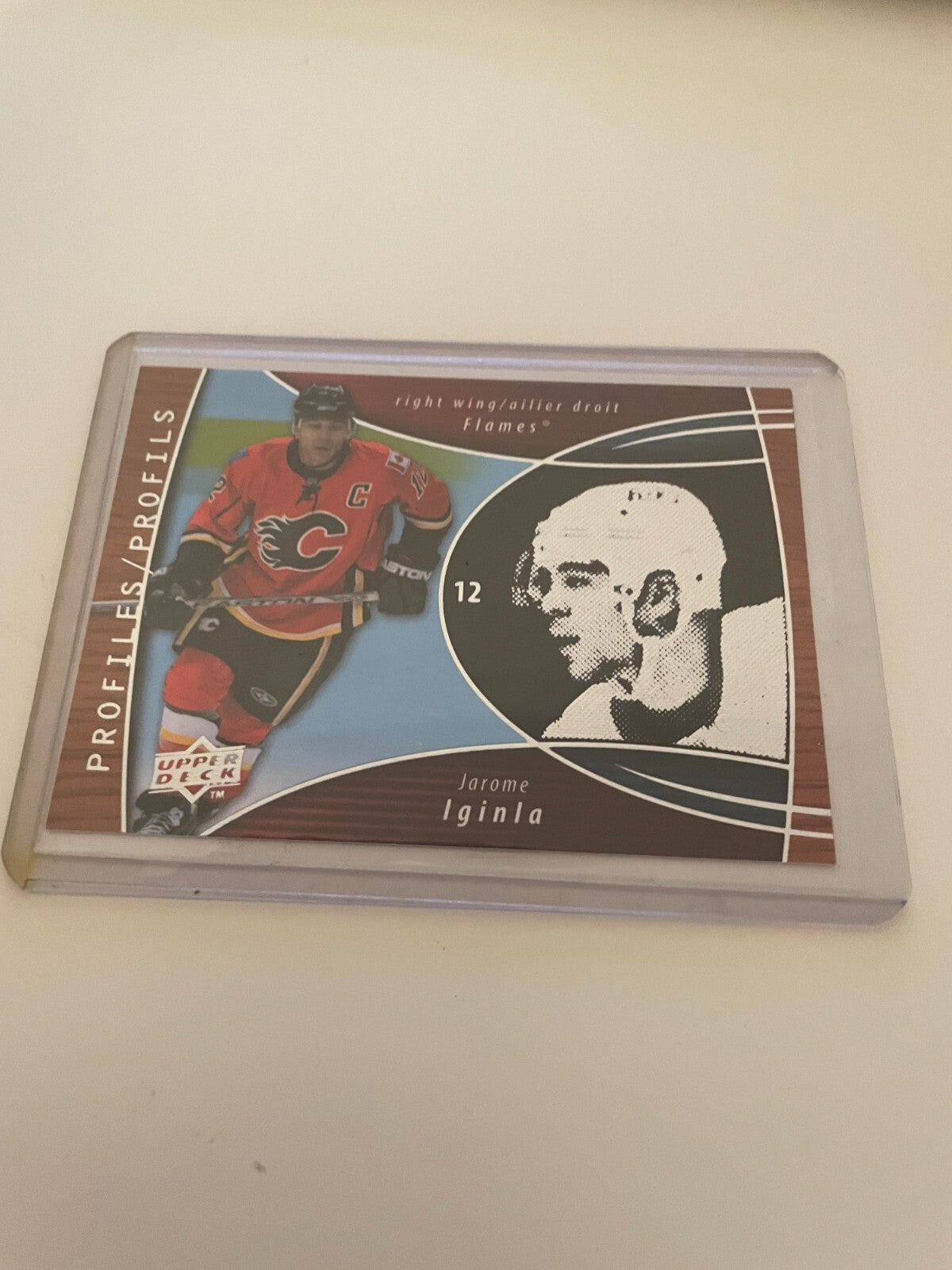 2008-09 McDonald's Upper Deck Profiles Jarome Iginla Calgary Flames REF IJ