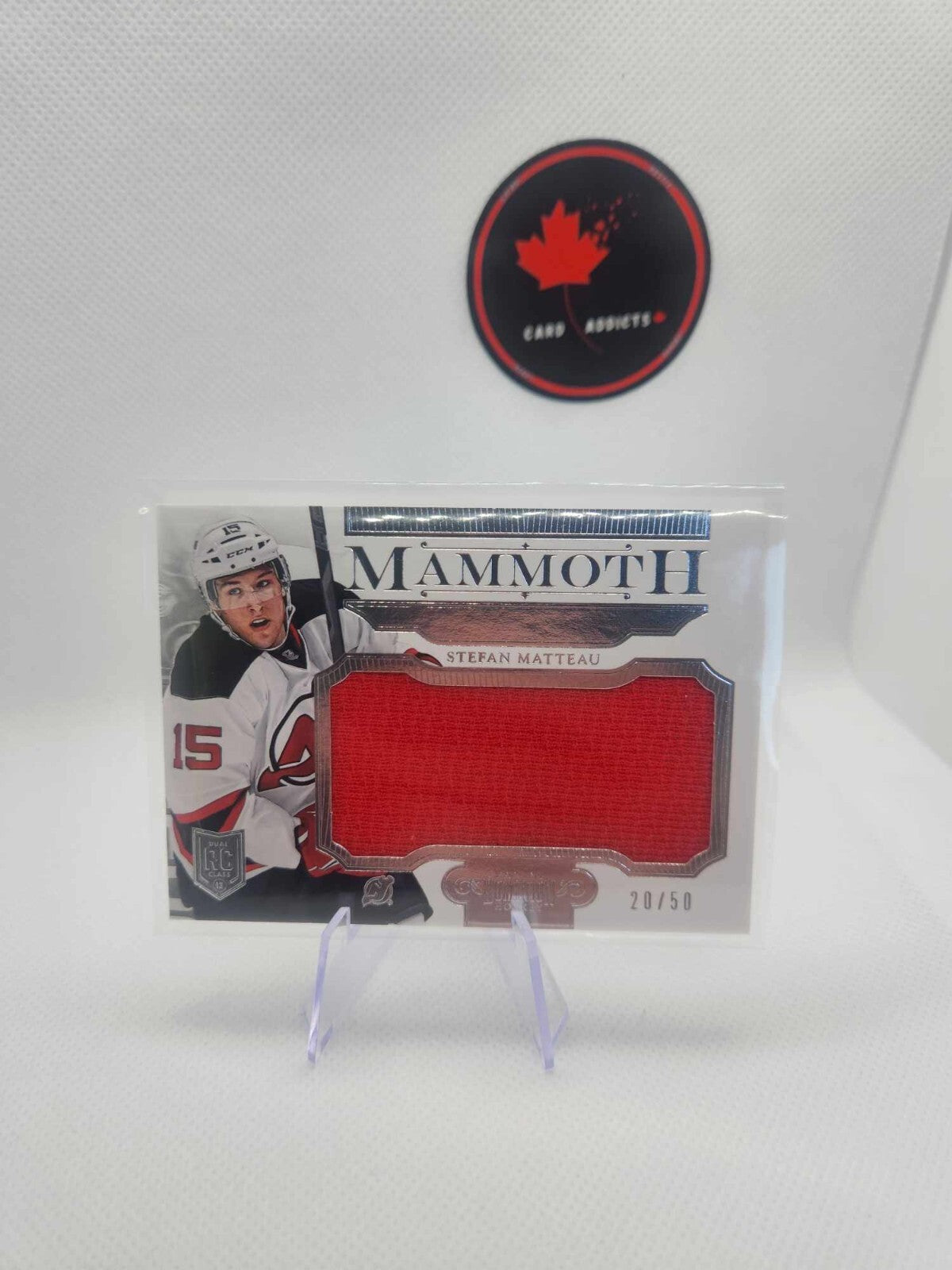 13/14 Dominion: Stefan Matteau Mammoth Jersey Rookie Card #'d/50