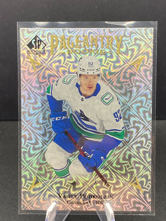 2021-22 UPPER DECK SP AUTHENTIC VASILY PODKOLZIN ROOKIE PAGEANTRY RC SP