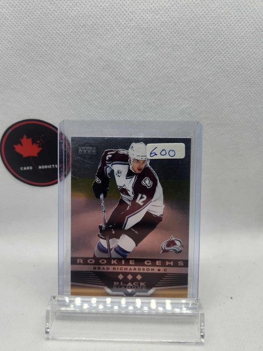 2005-06 Upper Deck Black Diamond BRAD RICHARDSON Rookie Gems #227
