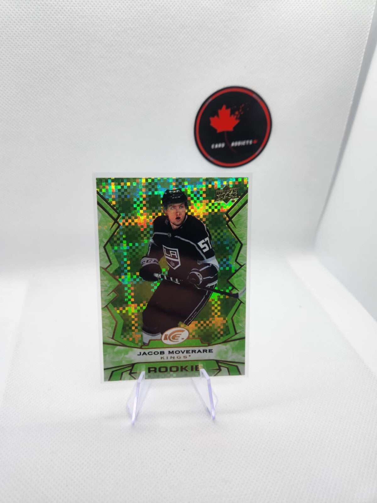 22-23 Upper Deck ICE Rookie RC Jacob Moverare Green
