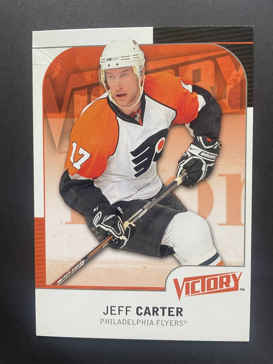 2009-10 Upper Deck Victory Hockey Oversized Jumbo Jeff Carter #OS33 Bent REF I