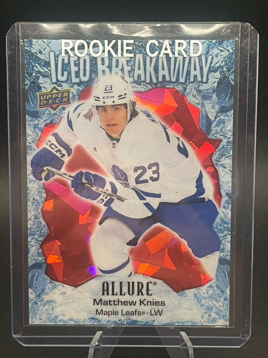 2023 Upper Deck Matthew Knies Iced Breakaway Red /99 #IB-24 🏒🥅⭐ Rookie