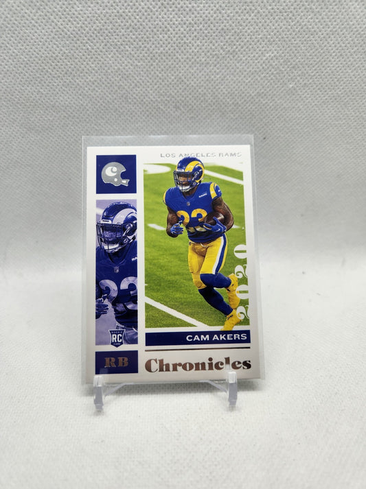 Cam Akers Rookie Card 2020 Panini Chronicles Football #56 Los Angeles Rams NFL