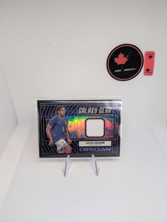 Jules Kounde 2023-24 Panini Obsidian Galaxy Gear Patch /50 France