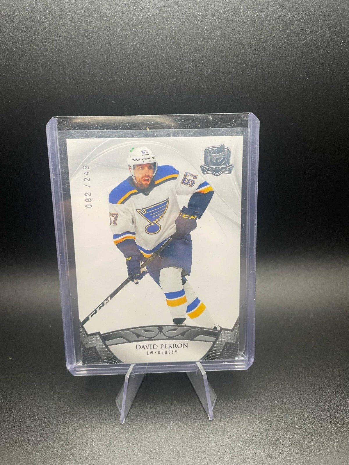 2020-21 Upper Deck The Cup [Base] 72 /249 David Perron /249 St. Louis Blues #72