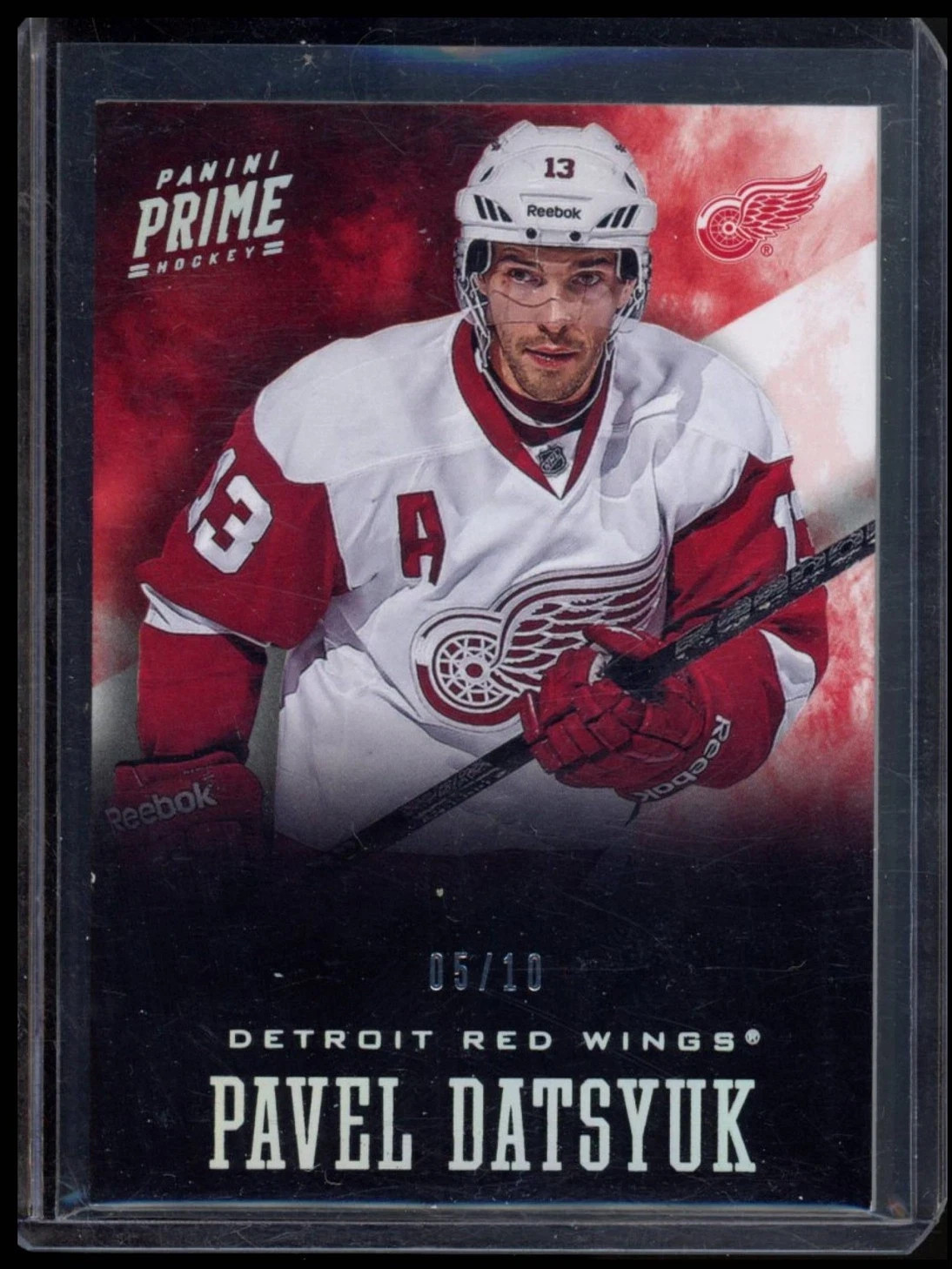 2012 PANINI PRIME #18 PAVEL DATSYUK HOLOSILVER /10 RARE