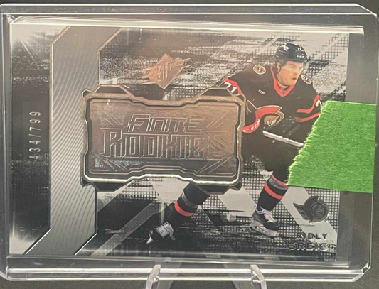 2023-24 Upper Deck SPx Finite Rookies F-4 RIDLY GREIG RC /799 Senators