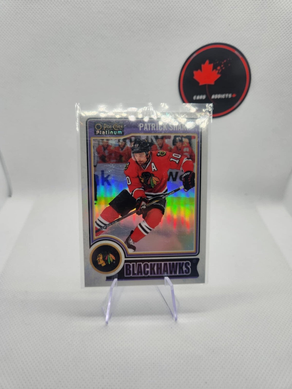 2014-15 (BLACKHAWKS) O-Pee-Chee Platinum Rainbow 89 Patrick Sharp White Ice /199