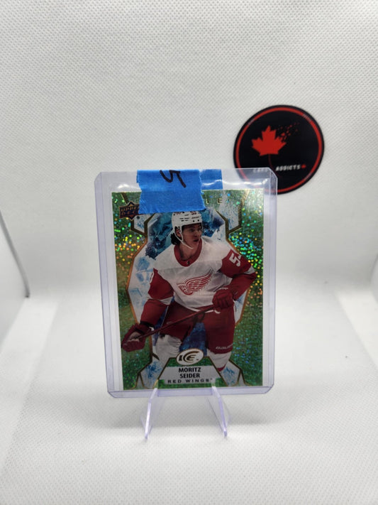 2022-23 Upper Deck Ice Green Moritz Seider Rookie Detroit Red Wings #148 Rookie