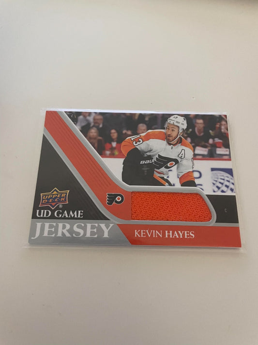 2020-21 Upper Deck Kevin Hayes UD Game Jersey Philadelphia REF IJ