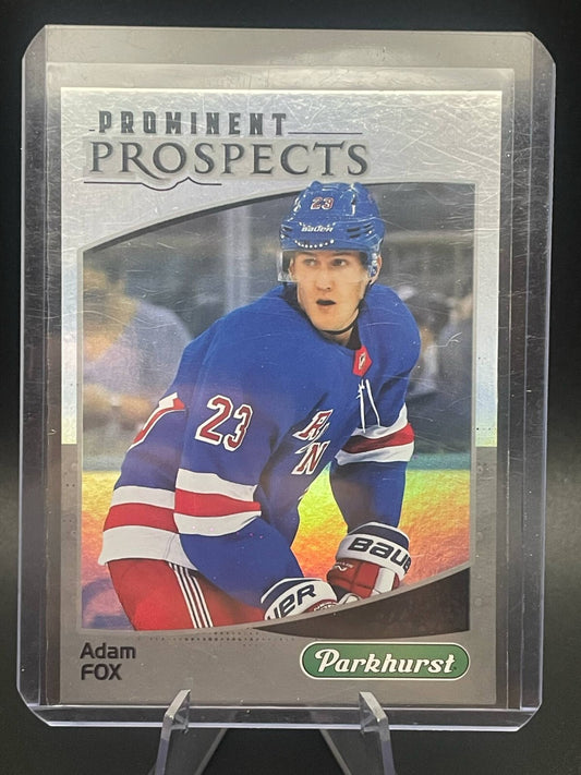 2019-20 Parkhurst Prominent Prospects Autographs Gold Adam Fox Auto New York