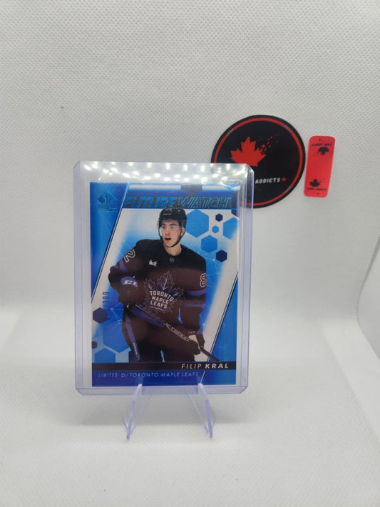 2022-23 SP Authentic Future Watch Blue Filip Kral RC /399 #182